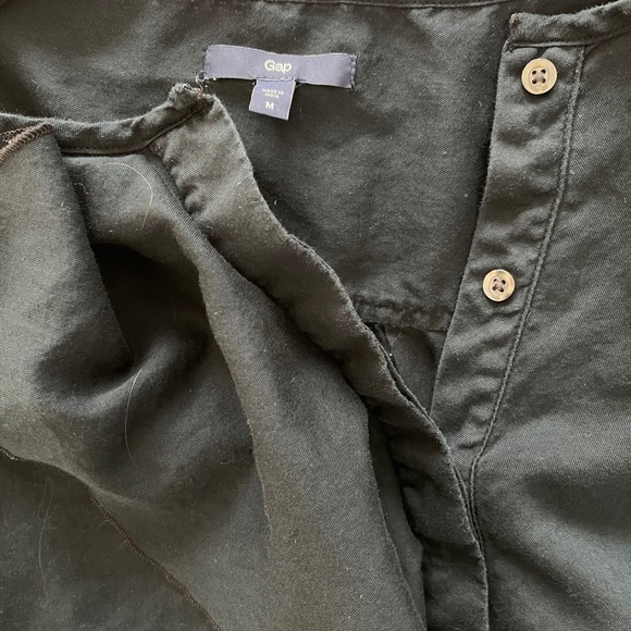 GAP black Casual Button up dress - Picture 6 of 7